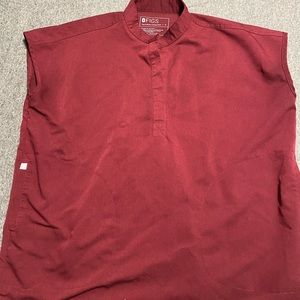 Figs rafaela top maroon size small